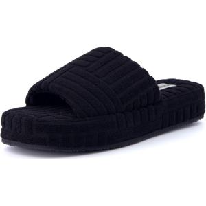 imageCUSHIONAIRE Womens RSVP slipper with Memory Foam Wide Widths AvailableBlack