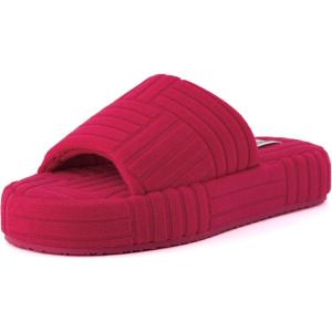 imageCUSHIONAIRE Womens RSVP slipper with Memory Foam Wide Widths AvailableFuchsia