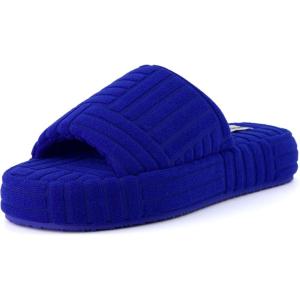 imageCUSHIONAIRE Womens RSVP slipper with Memory Foam Wide Widths AvailableRoyal Blue
