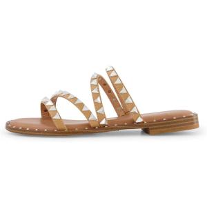 imageCUSHIONAIRE Womens Tonya Studded slide sandal with Memory FoamTan