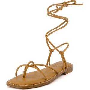 imageCUSHIONAIRE Womens Virtue lace up sandal Memory Foam Wide Widths AvailableTan
