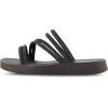imageCUSHIONAIRE Womens Athena rhinestone sandal Memory FoamBlack
