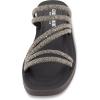 imageCUSHIONAIRE Womens Athena rhinestone sandal Memory FoamPewter