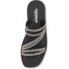 imageCUSHIONAIRE Womens Athena rhinestone sandal Memory FoamPewter
