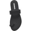 imageCUSHIONAIRE Womens Carson toe ring slide Sandal with Memory FoamBlack