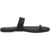 imageCUSHIONAIRE Womens Carson toe ring slide Sandal with Memory FoamBlack