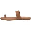 imageCUSHIONAIRE Womens Carson toe ring slide Sandal with Memory FoamCognac