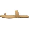 imageCUSHIONAIRE Womens Carson toe ring slide Sandal with Memory FoamTan