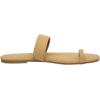 imageCUSHIONAIRE Womens Carson toe ring slide Sandal with Memory FoamTan