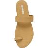 imageCUSHIONAIRE Womens Carson toe ring slide Sandal with Memory FoamTan