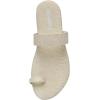 imageCUSHIONAIRE Womens Carson toe ring slide Sandal with Memory FoamWhite