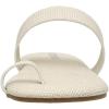 imageCUSHIONAIRE Womens Carson toe ring slide Sandal with Memory FoamWhite