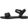 imageCUSHIONAIRE Womens Clara One Band Ankle Strap Sandal Memory Foam Wide Widths AvailableBlack