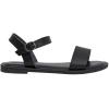 imageCUSHIONAIRE Womens Clara One Band Ankle Strap Sandal Memory Foam Wide Widths AvailableBlack