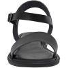 imageCUSHIONAIRE Womens Clara One Band Ankle Strap Sandal Memory Foam Wide Widths AvailableBlack