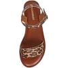 imageCUSHIONAIRE Womens Clara One Band Ankle Strap Sandal Memory Foam Wide Widths AvailableLeopard