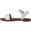 imageCUSHIONAIRE Womens Clara One Band Ankle Strap Sandal Memory Foam Wide Widths AvailableWhite