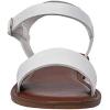 imageCUSHIONAIRE Womens Clara One Band Ankle Strap Sandal Memory Foam Wide Widths AvailableWhite
