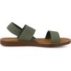 imageCUSHIONAIRE Womens Ina stretch sandal Memory FoamKhaki