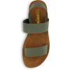 imageCUSHIONAIRE Womens Ina stretch sandal Memory FoamKhaki
