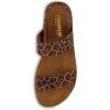 imageCUSHIONAIRE Womens Ina stretch sandal Memory FoamLeopard