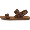 imageCUSHIONAIRE Womens Ina stretch sandal Memory FoamLeopard