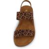 imageCUSHIONAIRE Womens Ina stretch sandal Memory FoamLeopard