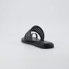 imageCUSHIONAIRE Womens Kiss toe ring basket weave sandal Memory Foam Wide Widths AvailableBlack
