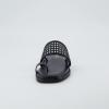 imageCUSHIONAIRE Womens Kiss toe ring basket weave sandal Memory Foam Wide Widths AvailableBlack