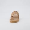 imageCUSHIONAIRE Womens Kiss toe ring basket weave sandal Memory Foam Wide Widths AvailableTan