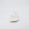 imageCUSHIONAIRE Womens Kiss toe ring basket weave sandal Memory Foam Wide Widths AvailableWhite