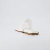imageCUSHIONAIRE Womens Kiss toe ring basket weave sandal Memory Foam Wide Widths AvailableWhite