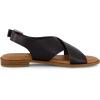 imageCUSHIONAIRE Womens Lake cross band sandal Memory FoamBlack