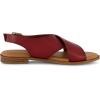 imageCUSHIONAIRE Womens Lake cross band sandal Memory FoamCognac