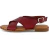 imageCUSHIONAIRE Womens Lake cross band sandal Memory FoamCognac