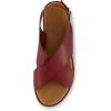 imageCUSHIONAIRE Womens Lake cross band sandal Memory FoamCognac