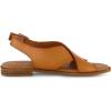 imageCUSHIONAIRE Womens Lake cross band sandal Memory FoamTan