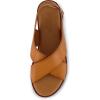 imageCUSHIONAIRE Womens Lake cross band sandal Memory FoamTan