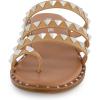 imageCUSHIONAIRE Womens Tabitha Studded toe thong sandal with Memory FoamTan