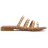 imageCUSHIONAIRE Womens Tabitha Studded toe thong sandal with Memory FoamTan
