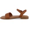 imageCUSHIONAIRE Womens Verona one band sandal Memory FoamCognac