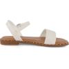 imageCUSHIONAIRE Womens Verona one band sandal Memory FoamEggshell