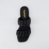 imageCUSHIONAIRE Womens Vibe braided two band sandal Memory Foam Wide Widths AvailableBlack