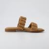 imageCUSHIONAIRE Womens Vibe braided two band sandal Memory Foam Wide Widths AvailableTan