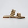 imageCUSHIONAIRE Womens Vibe braided two band sandal Memory Foam Wide Widths AvailableWheat