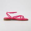 imageCUSHIONAIRE Womens Vida strappy flat sandal Memory Foam and Wide Widths AvailableFucshia