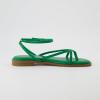 imageCUSHIONAIRE Womens Vida strappy flat sandal Memory Foam and Wide Widths AvailableKelly Green