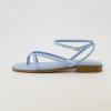 imageCUSHIONAIRE Womens Vida strappy flat sandal Memory Foam and Wide Widths AvailableLight Blue
