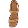 imageCUSHIONAIRE Womens Virgo flat sandal Memory FoamTan