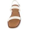 imageCUSHIONAIRE Womens Virgo flat sandal Memory FoamWhite
